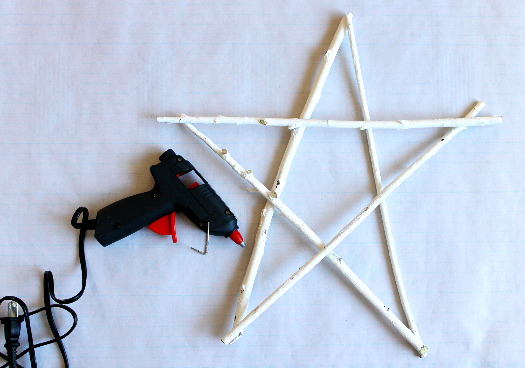 星形クリスマスリースの作り方・材料