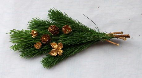 松のお正月スワッグ（作り方・材料）