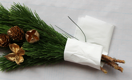 松のお正月スワッグ（作り方・材料）