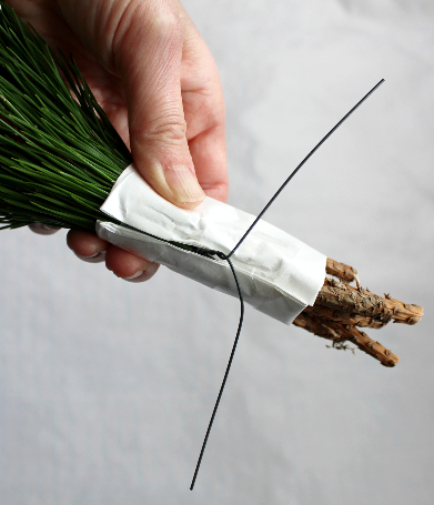 松のお正月スワッグ（作り方・材料）