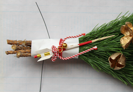 松のお正月スワッグ（作り方・材料）