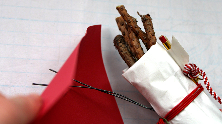 松のお正月スワッグ（作り方・材料）