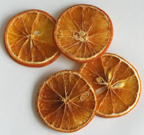 ユーカリとオレンジのハロウィンリース