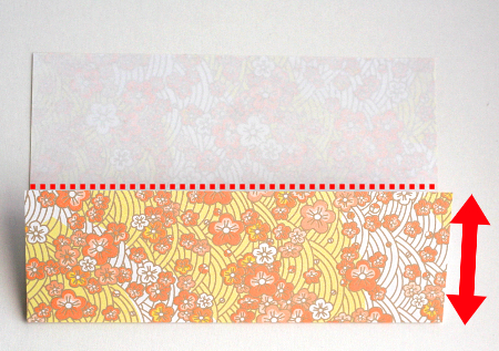 千代紙と紅白紐で作るお正月風飾り（作り方・材料）