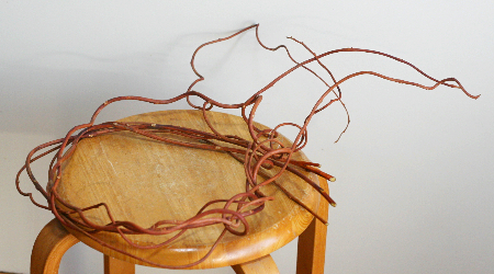 赤蔓のハロウィンリースの作り方・材料