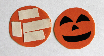 パンパスのミニリースをハロウィン仕様にしてみた
