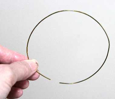 ユーカリの葉のミニリース　作り方・材料