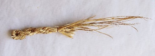 藁から作ったお正月風飾り（作り方・材料）