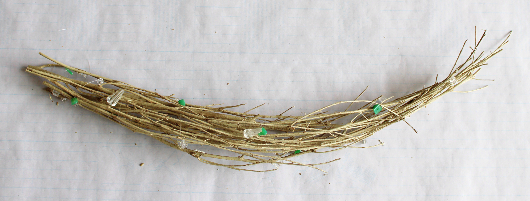 ローリエの涼しそうな壁飾り(作り方・材料)