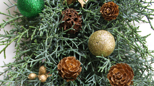 ロングクリスマスガーランド（作り方・材料）