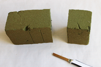 パンパスとリンゴのトピアリ（作り方・材料）