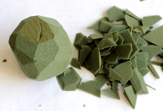 パンパスとリンゴのトピアリ（作り方・材料）