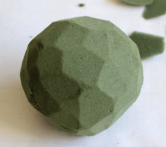 パンパスとリンゴのトピアリ（作り方・材料）