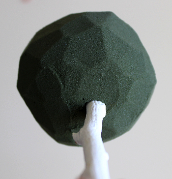 パンパスとリンゴのトピアリ（作り方・材料）